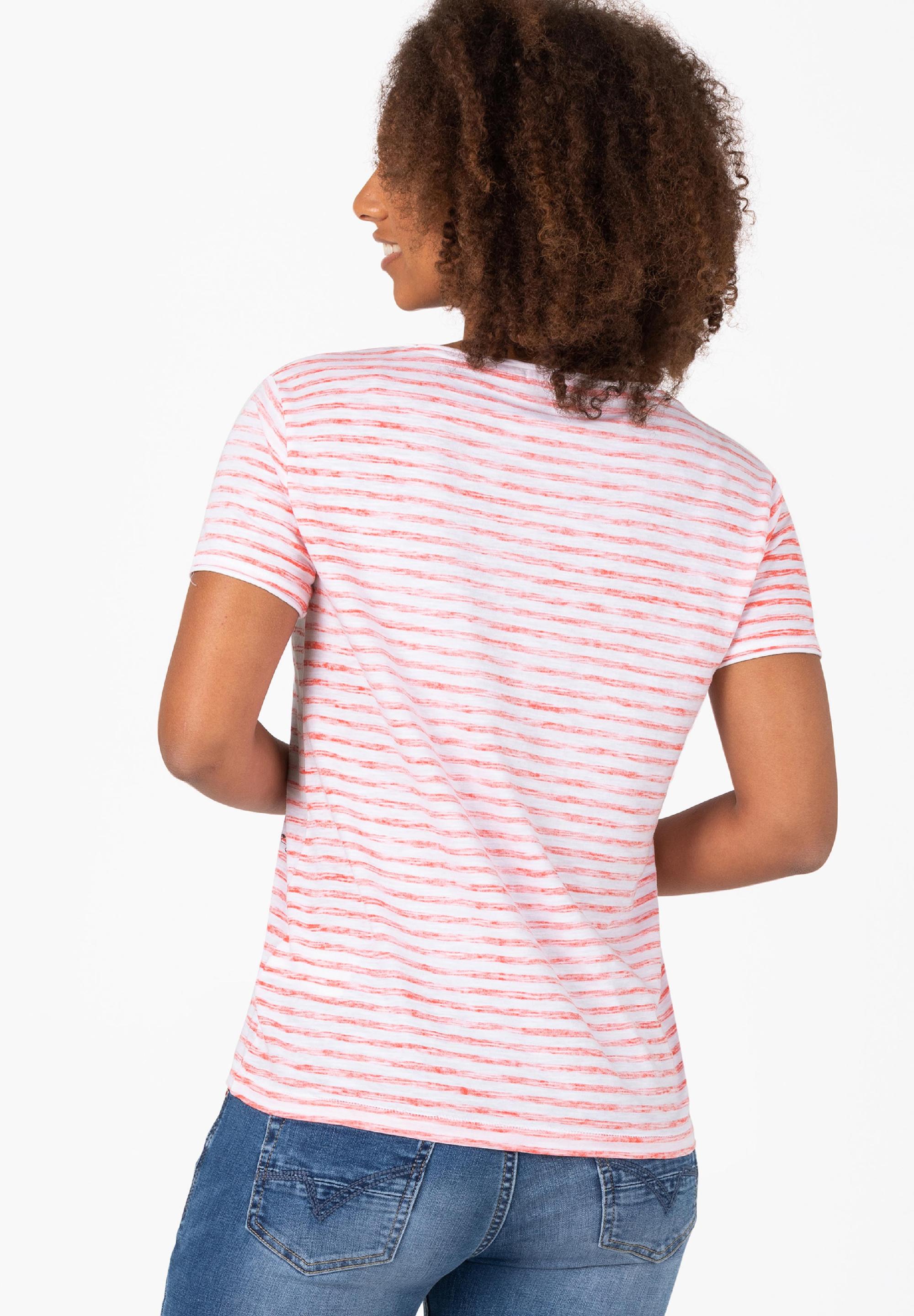 Striped Basic T-Shirt print