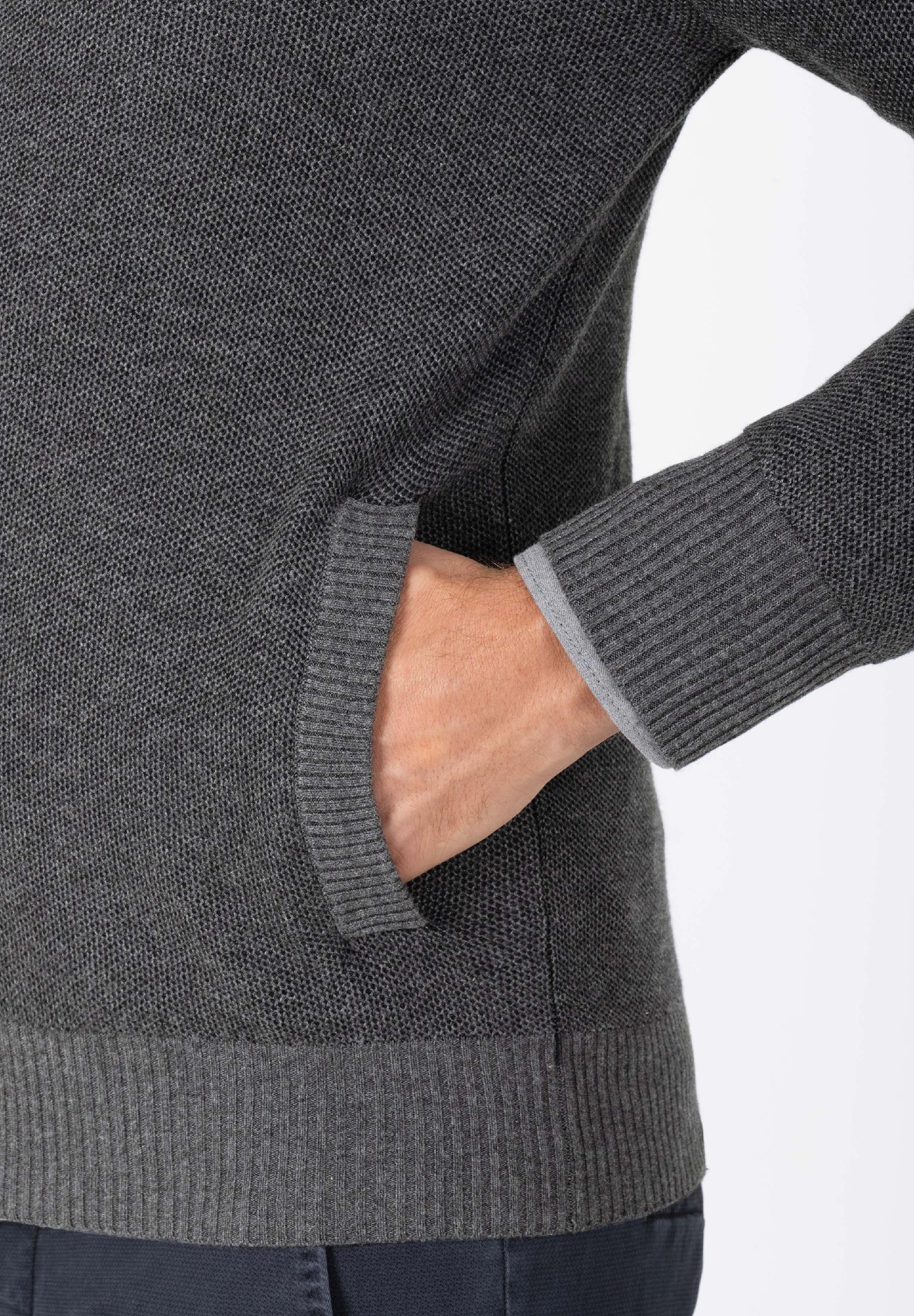 Basic Knit Jacket zipper