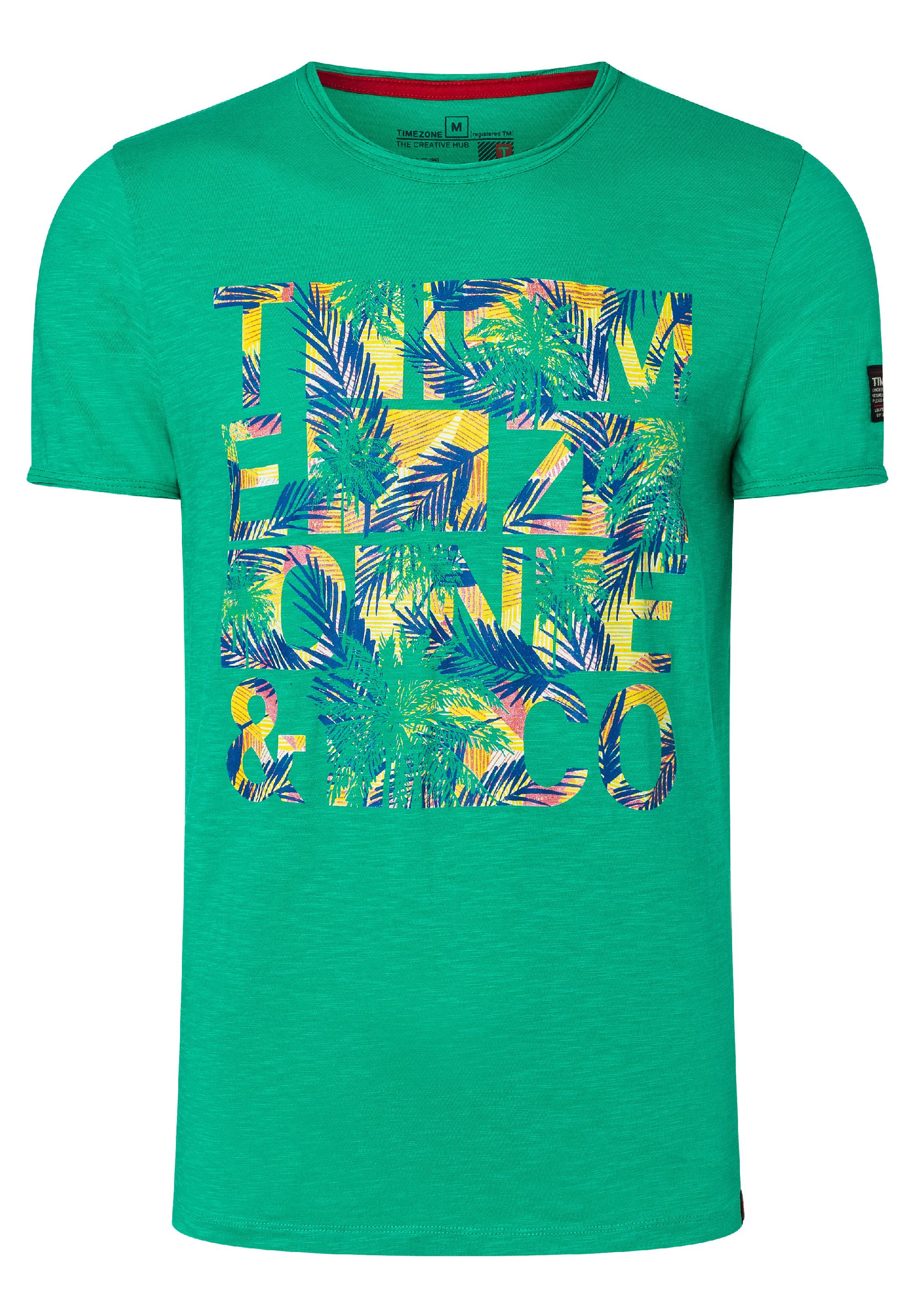 Palm Check T-Shirt print