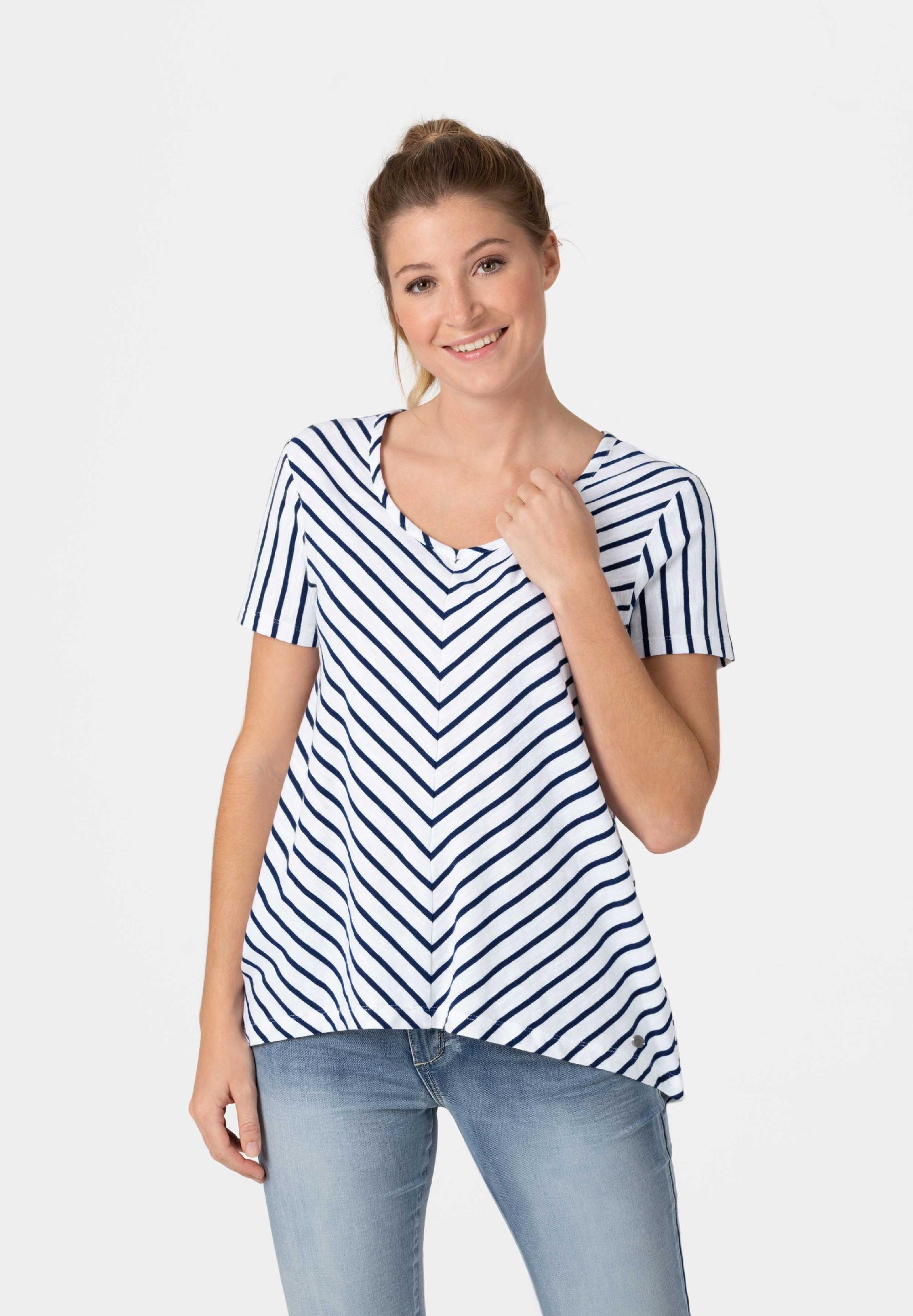 Striped A-Shape T-Shirt