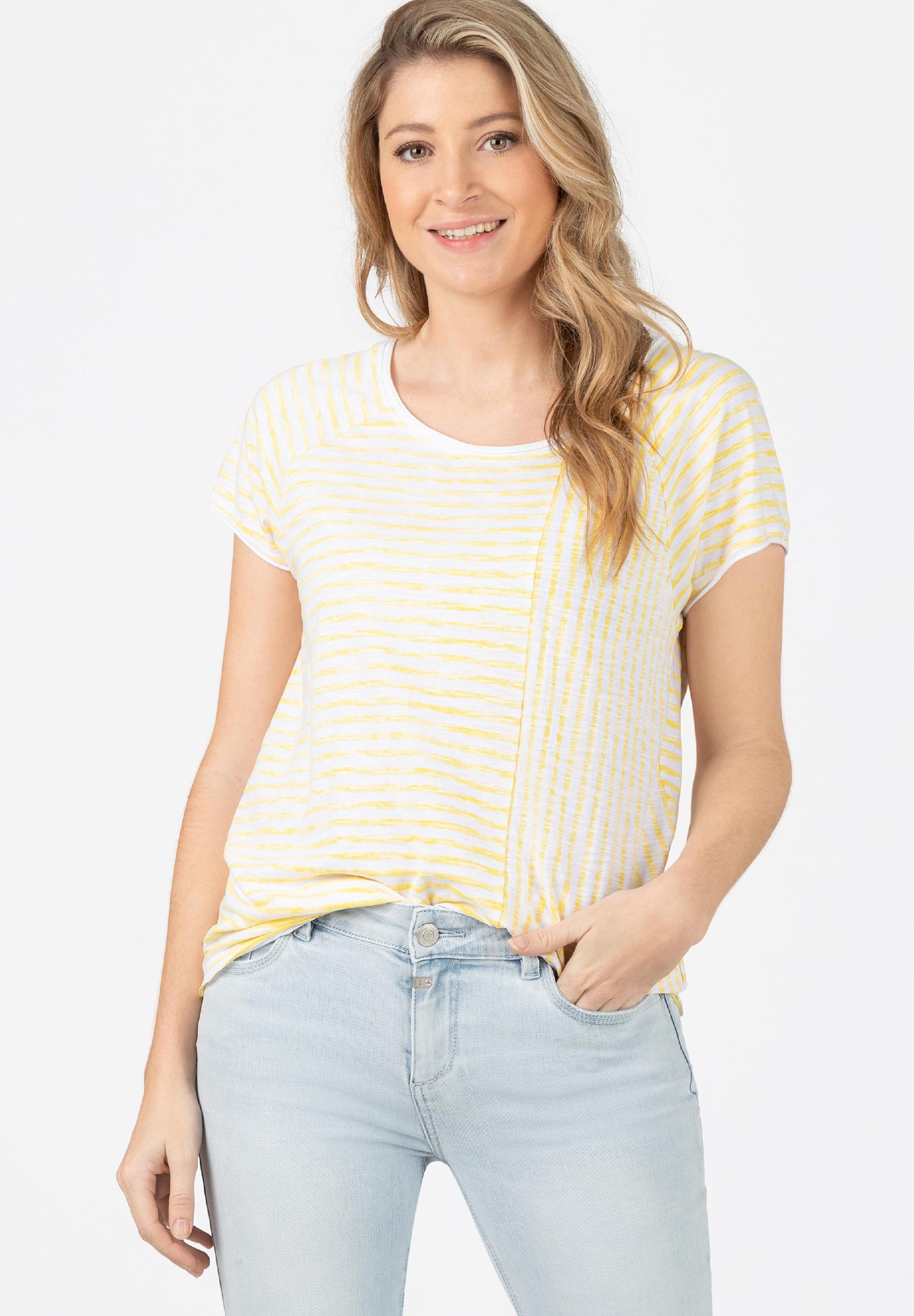 Striped Raglan T-Shirt print