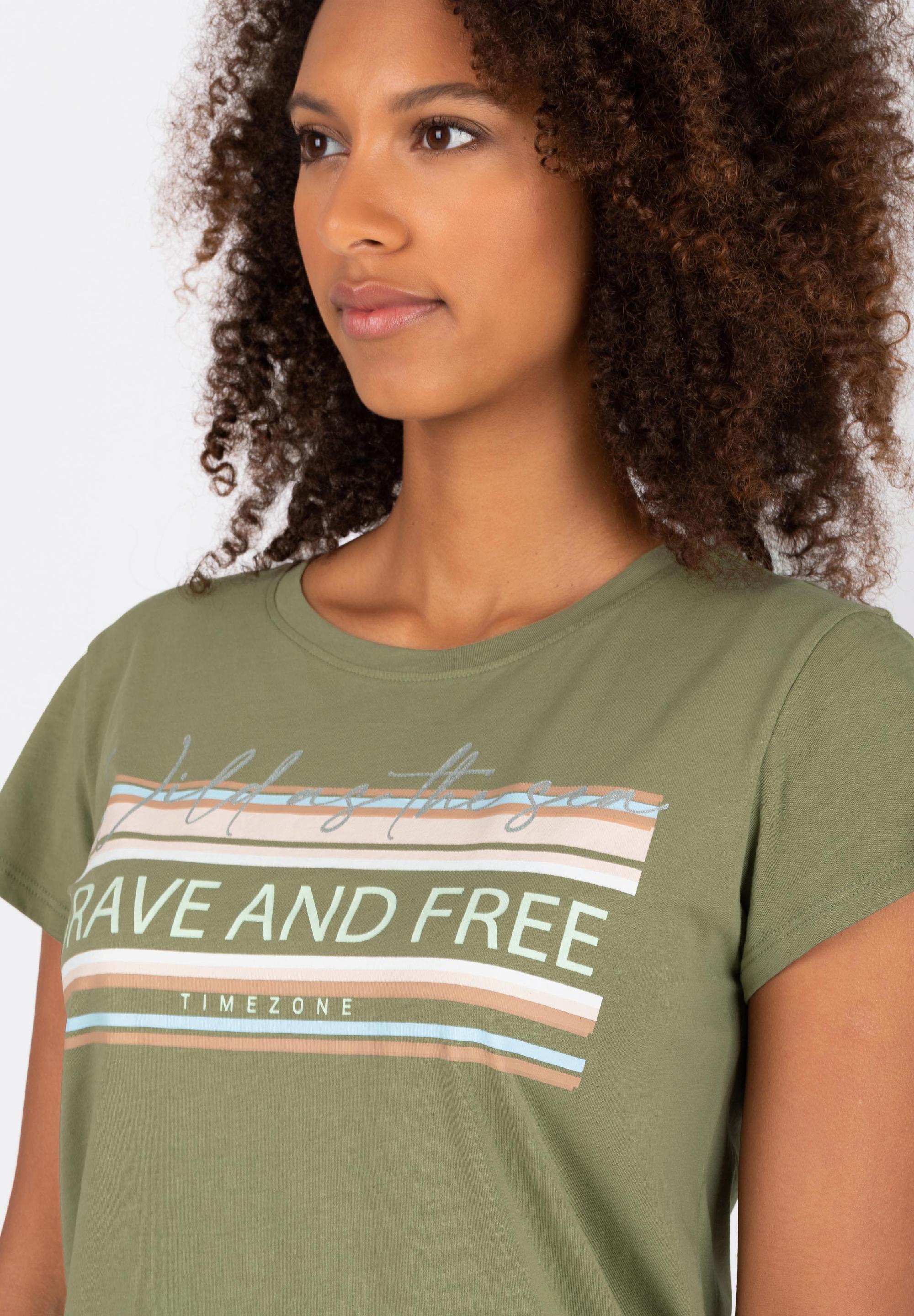 Brave and Free T-Shirt decoration