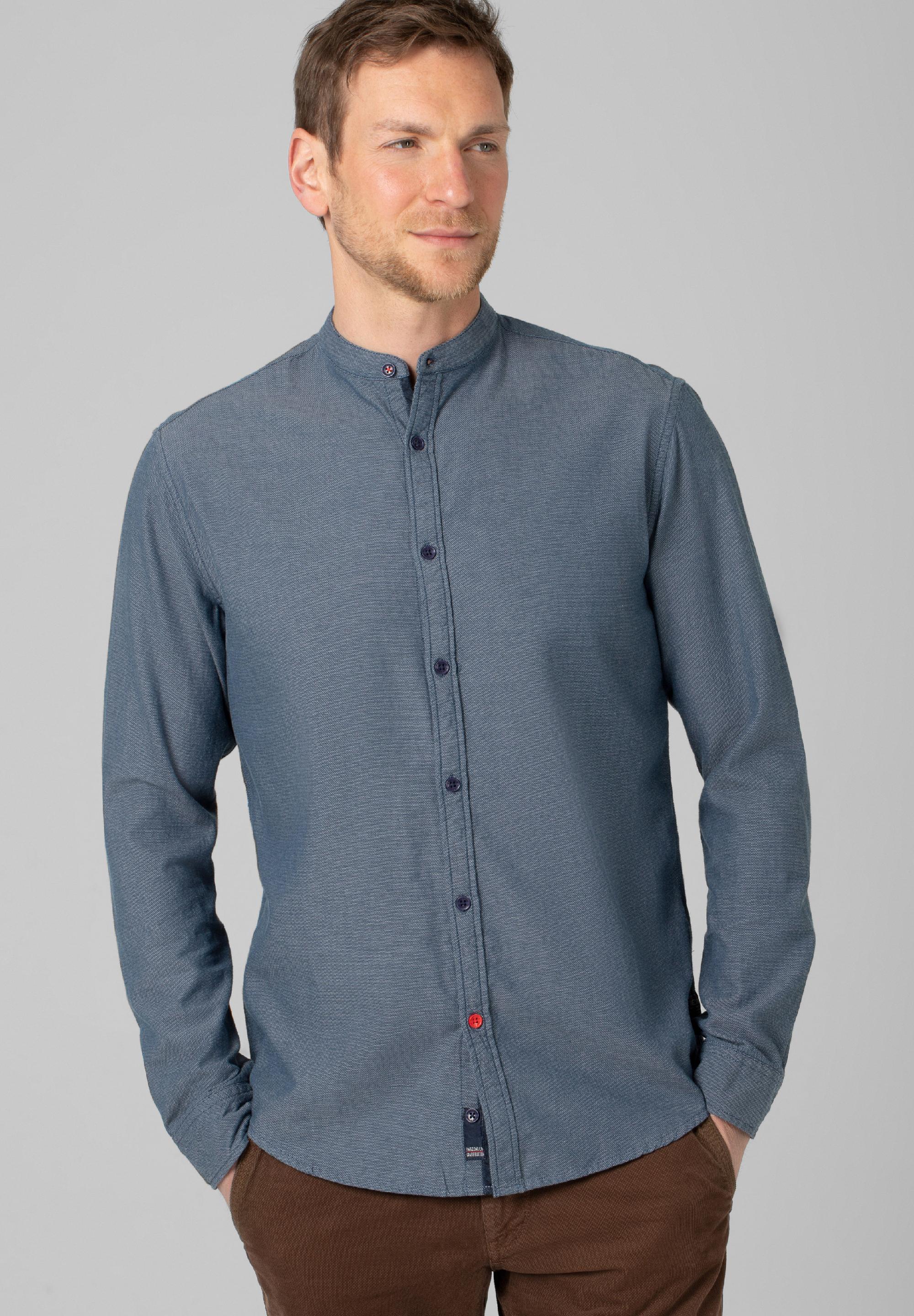 Stand-up-collar Shirt